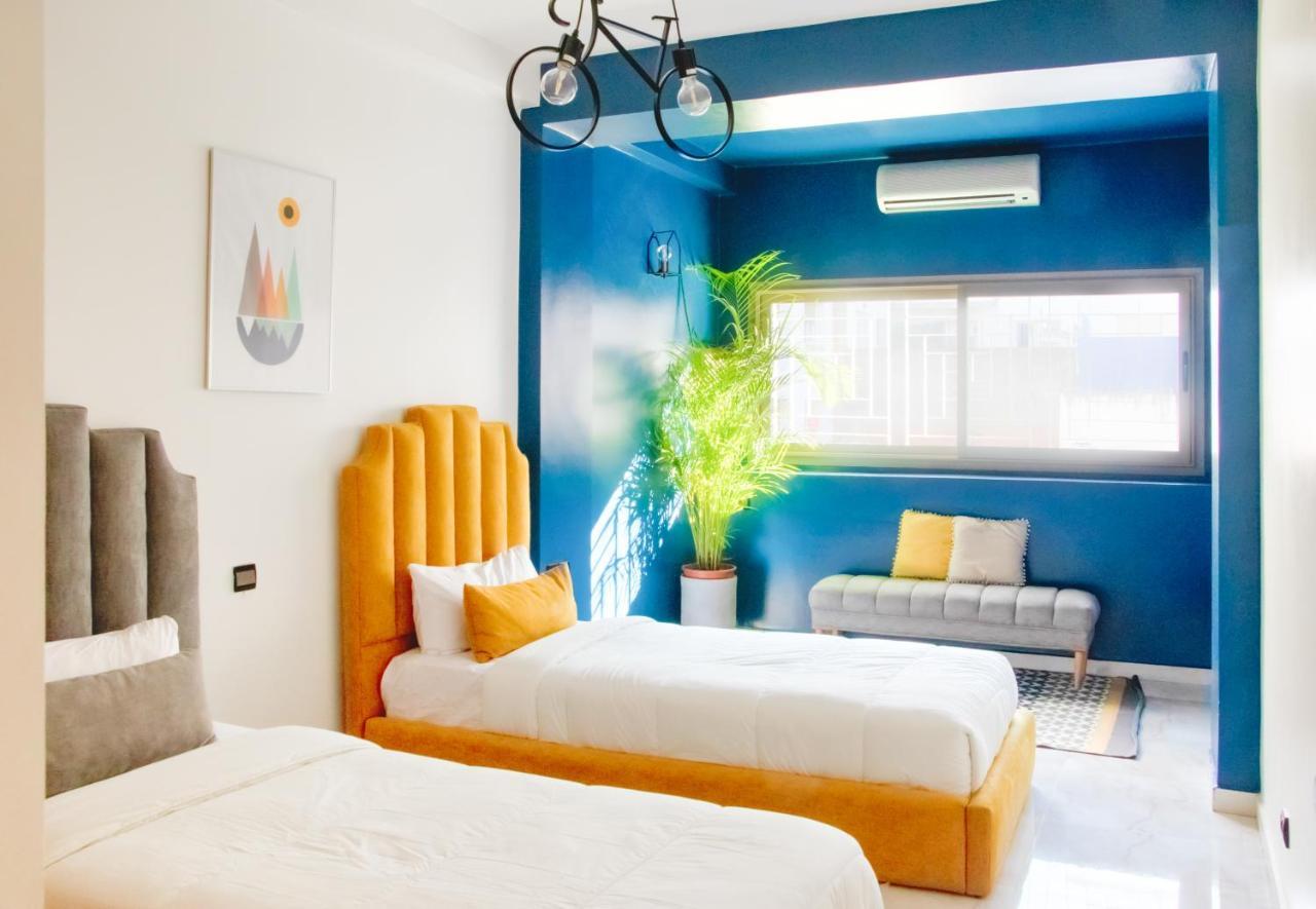 Luxury Apartment 3 Bedroom In The Heart Of Agdal Near Arribat Center 拉巴特 外观 照片